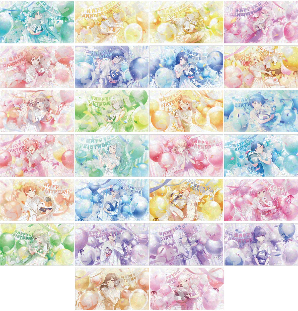 Project Sekai Anniversary/Birthday posters