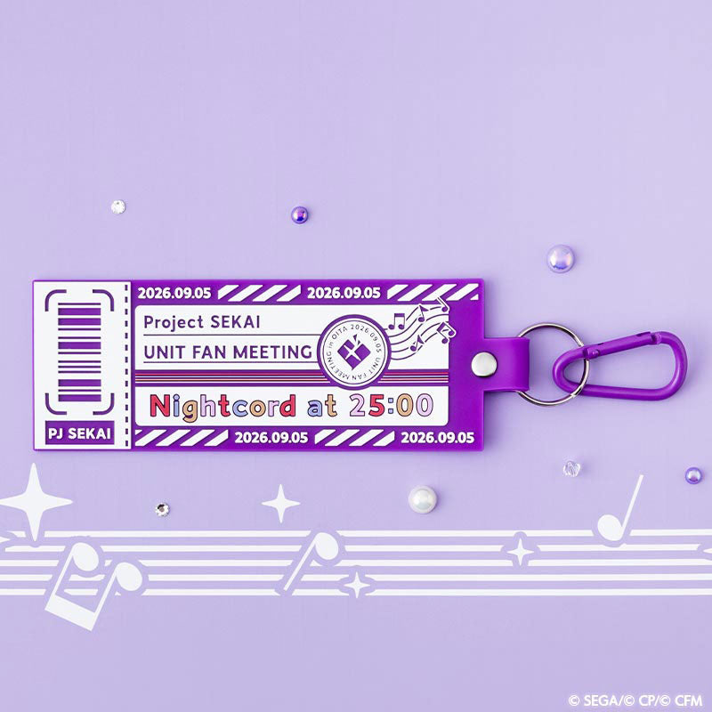 Project Sekai 25ji, Nightcord de. Fan Meeting rubber keychain