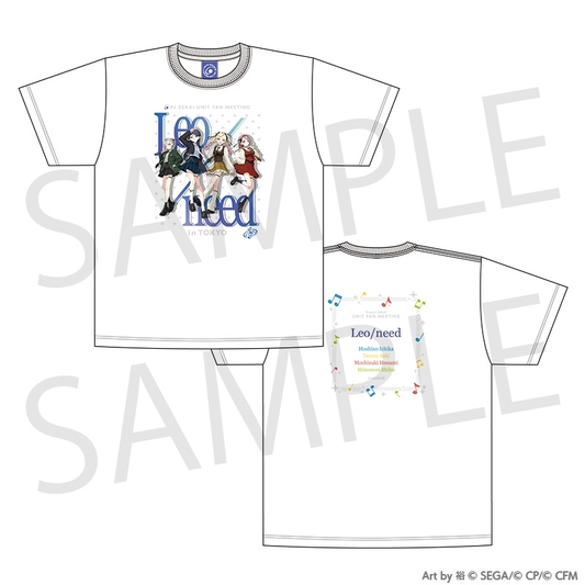 Project Sekai Leo/need Fan Meeting Tshirt