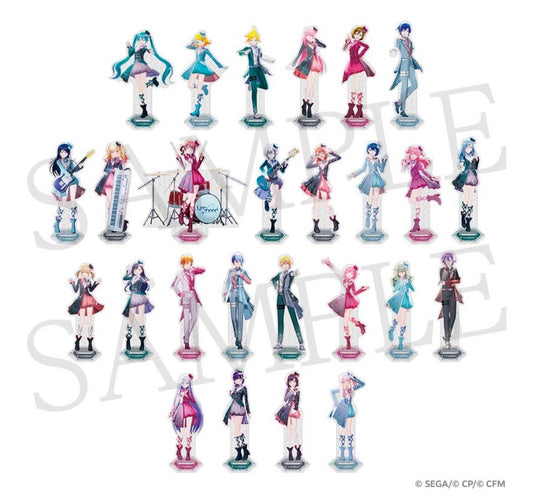 Project Sekai 6th Crossing 3D visual acrylic stands