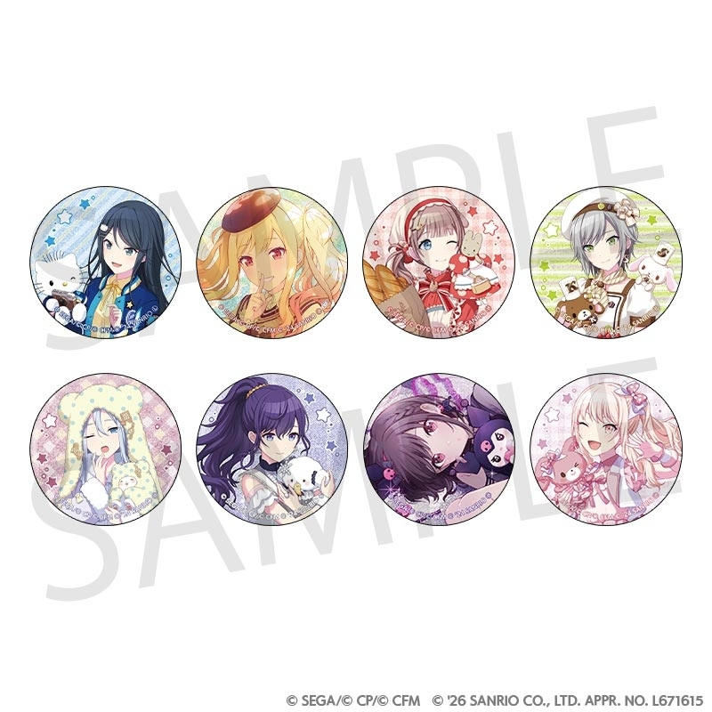 [Pre-order]  Glitter badges Sanrio collab