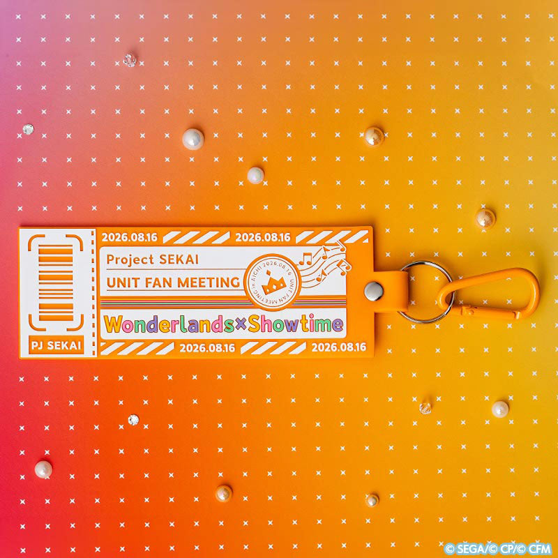Project Sekai WonderlandsxShowtime Fan Meeting rubber keychain