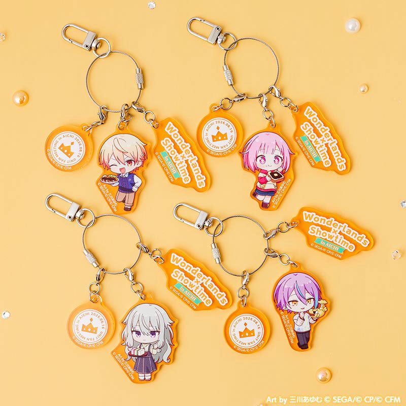 Project Sekai WonderlandsxShowtime Fan Meeting acrylic charm set