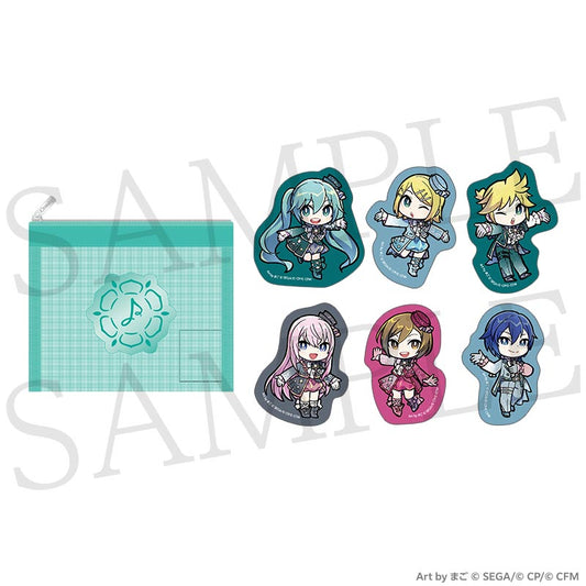 Project Sekai 6th Crossing unit mesh pouch+sticker set