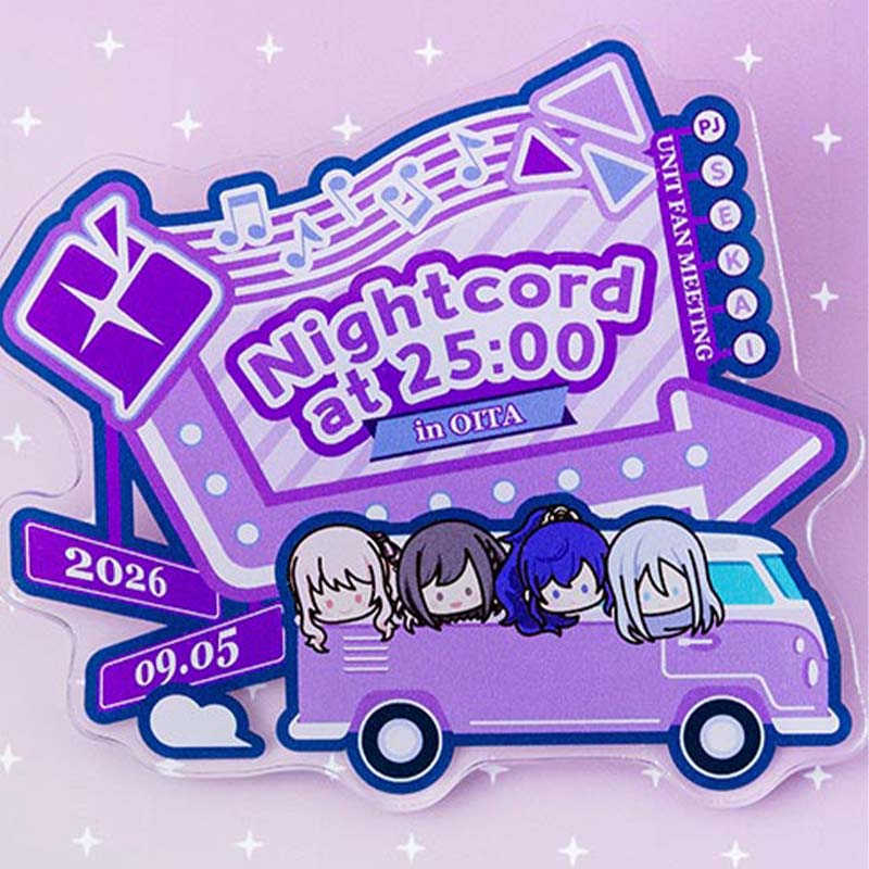 Project Sekai 25ji, Nightcord de. Fan Meeting acrylic badge