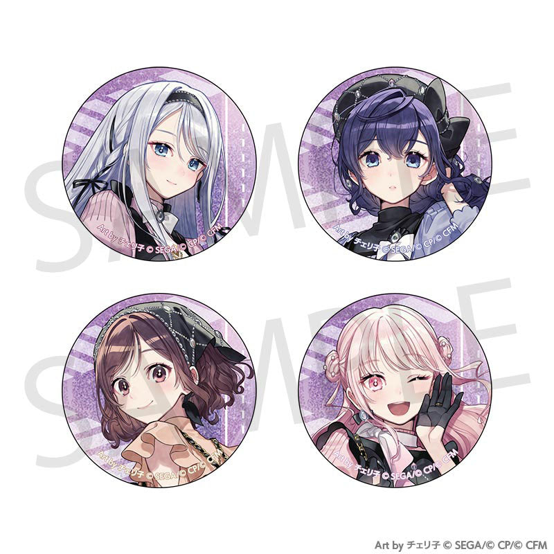 Project Sekai 25ji, Nightcord de. Fan Meeting glitter badge set